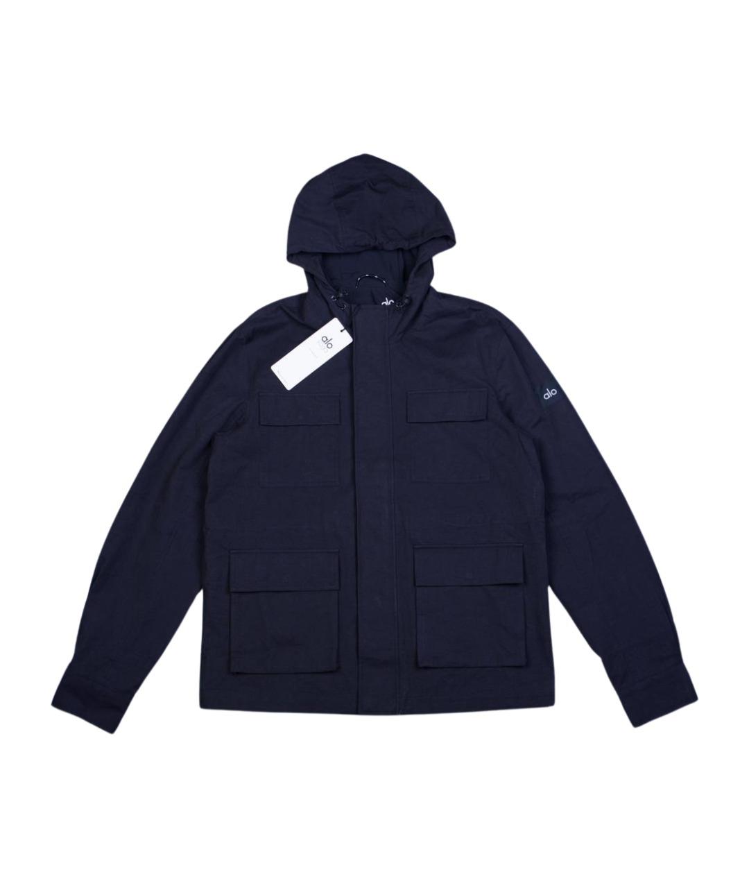 ALO YOGA Черная хлопковая куртка, фото 1