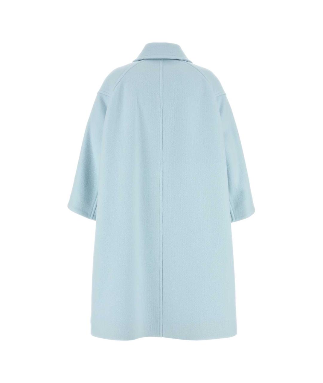 BOTTEGA VENETA Голубое кашемировое пальто, фото 2