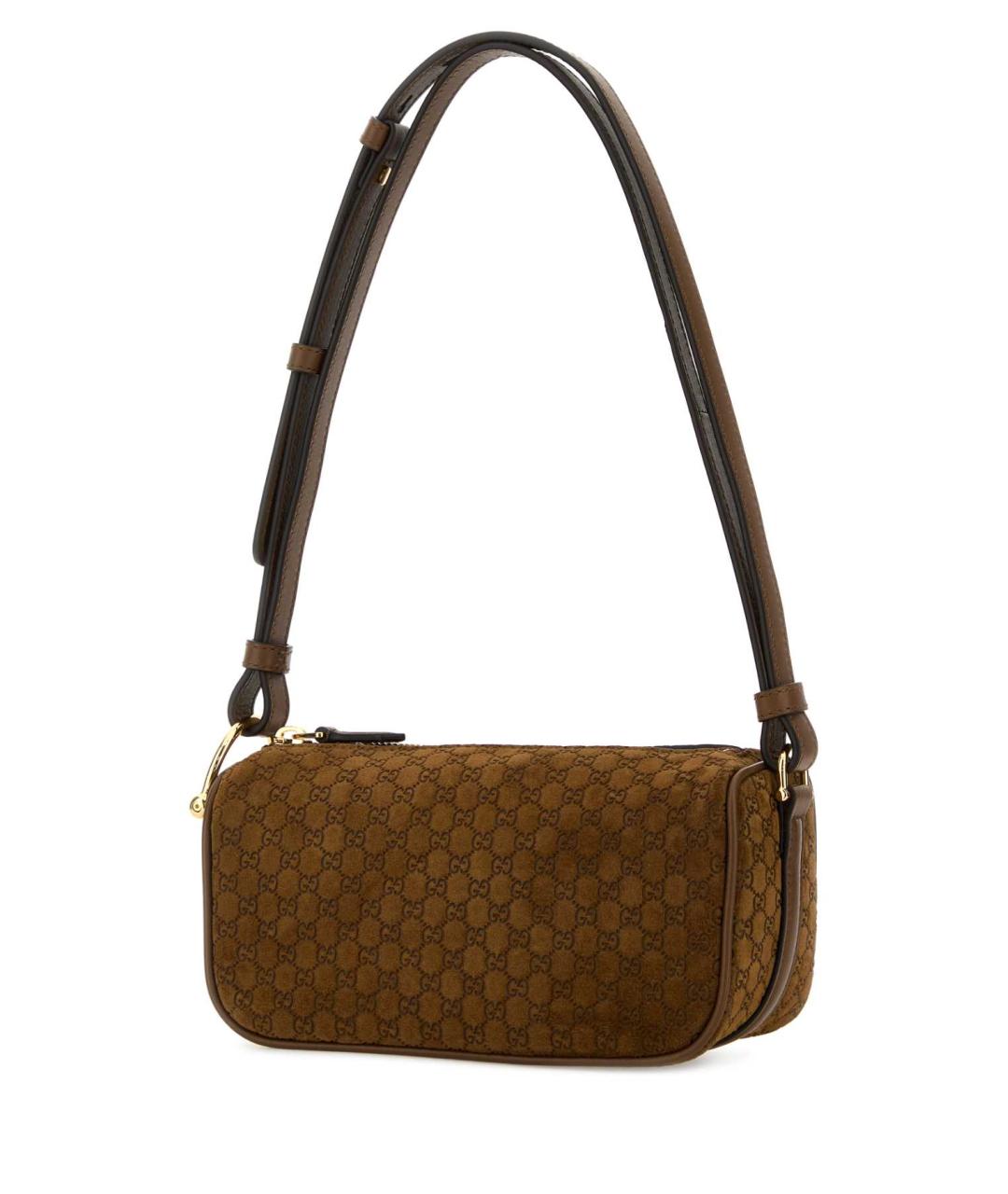 GUCCI Коричневая замшевая сумка через плечо, фото 2