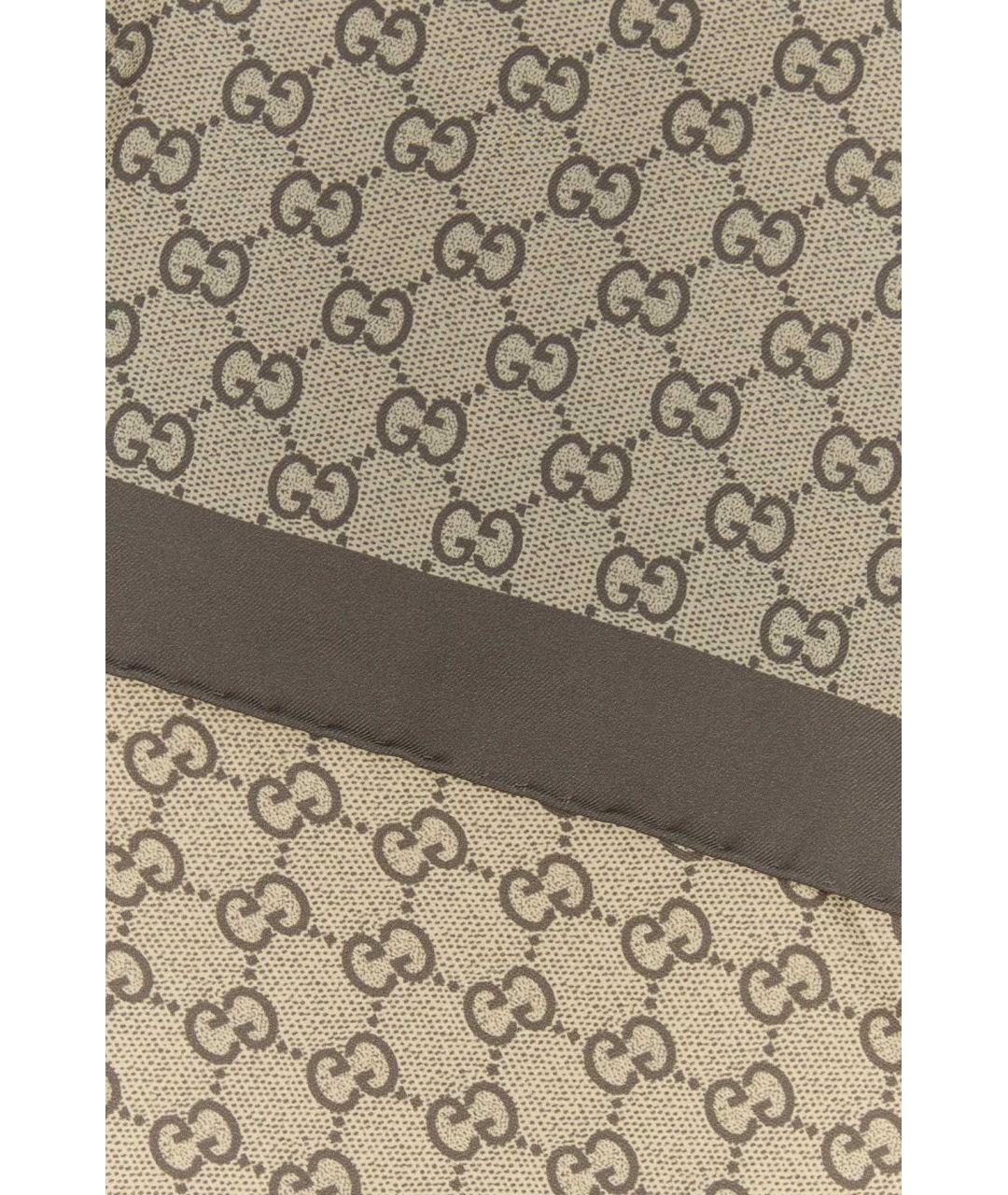 GUCCI Мульти шелковый шарф, фото 2