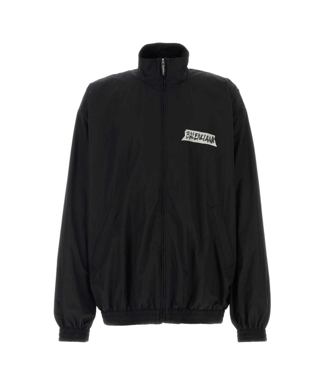 BALENCIAGA Черная хлопковая куртка, фото 1