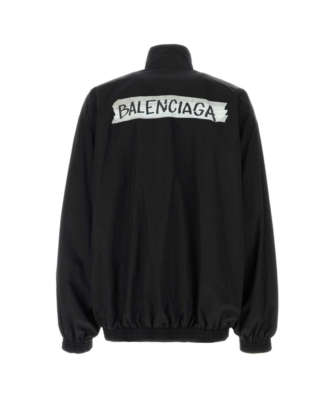 BALENCIAGA Черная хлопковая куртка, фото 2