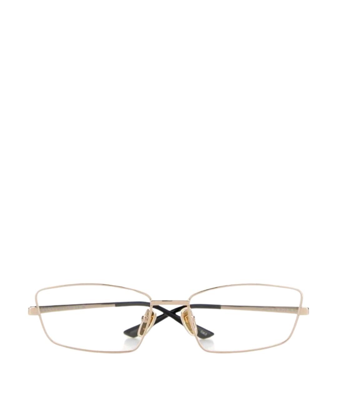 GUCCI Золотые металлические солнцезащитные очки, фото 2