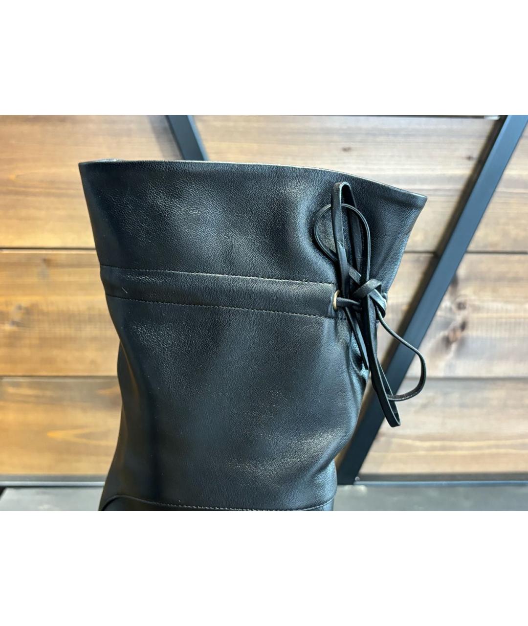 GUCCI Черные кожаные ботильоны, фото 5