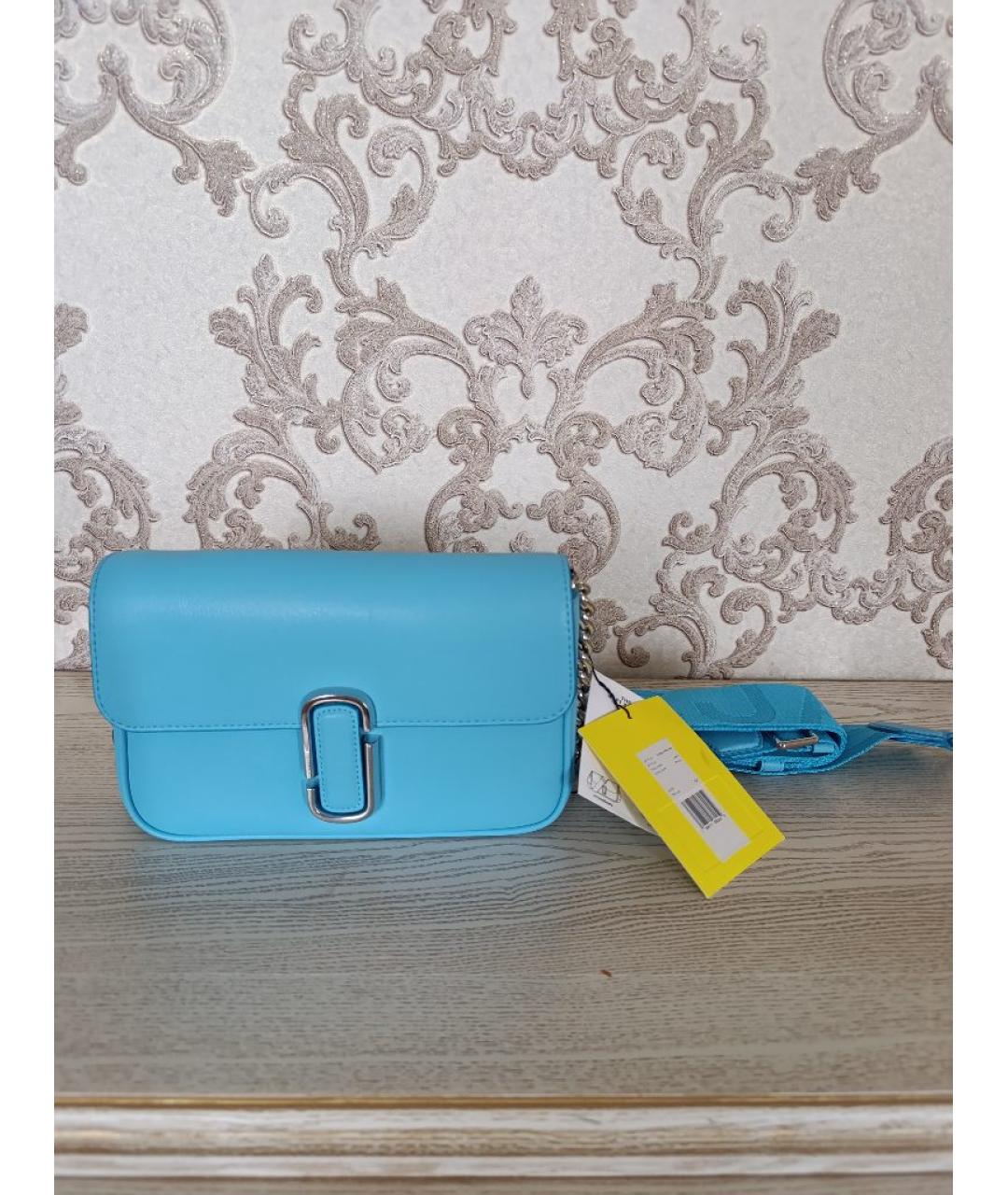 MARC JACOBS Голубая кожаная сумка через плечо, фото 2