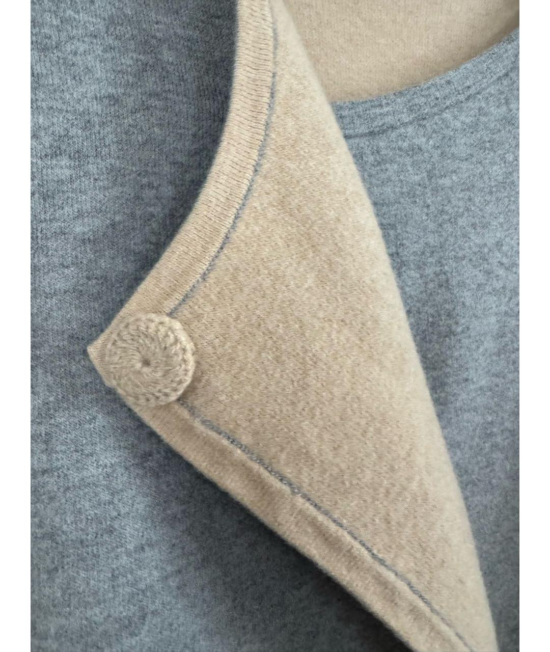 THEORY Серое шерстяное пальто, фото 4