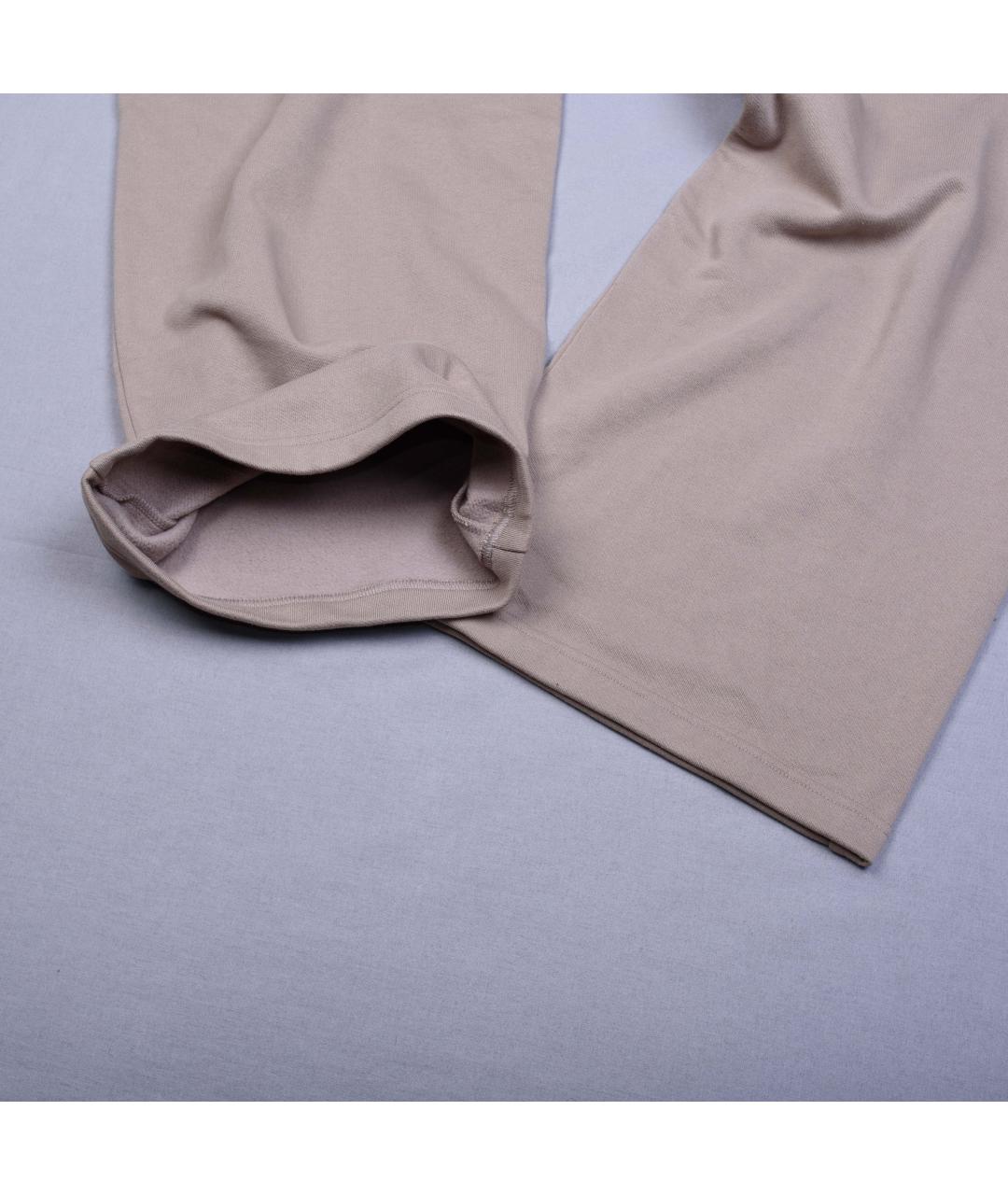 ALO YOGA Бежевые хлопковые повседневные брюки, фото 7