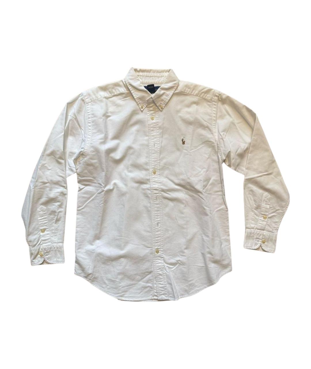 POLO RALPH LAUREN Белая хлопковая детская рубашка, фото 1