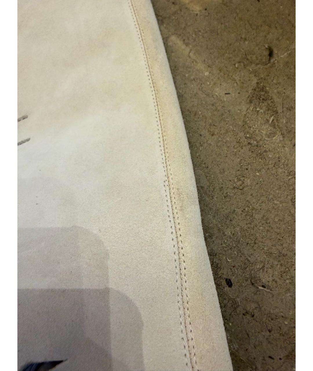 ISABEL MARANT Белые замшевые ботфорты, фото 6