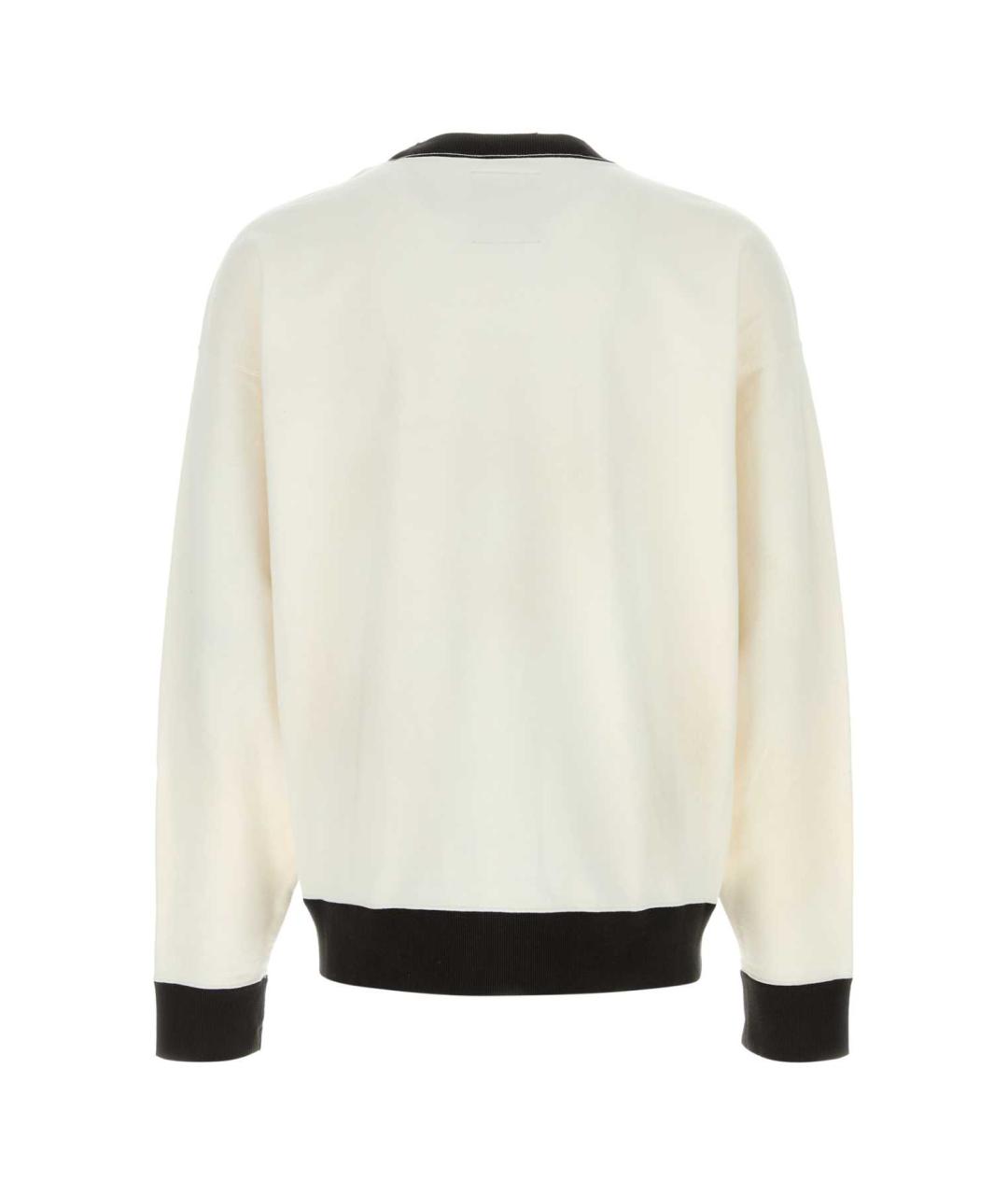 MAISON MIHARA YASUHIRO Белый хлопковый джемпер / свитер, фото 2