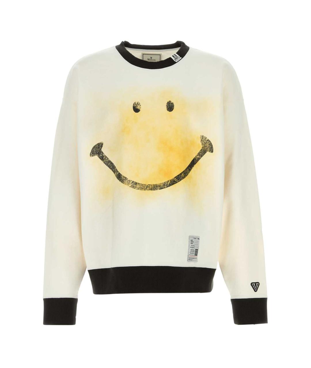 MAISON MIHARA YASUHIRO Белый хлопковый джемпер / свитер, фото 1