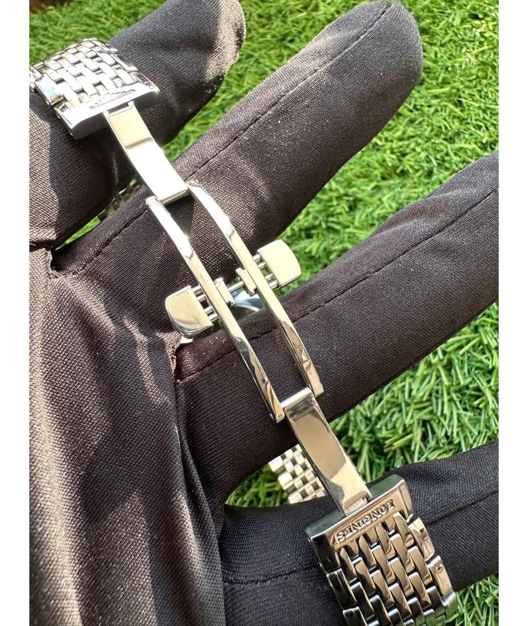 LONGINES Серебряные стальные часы, фото 8