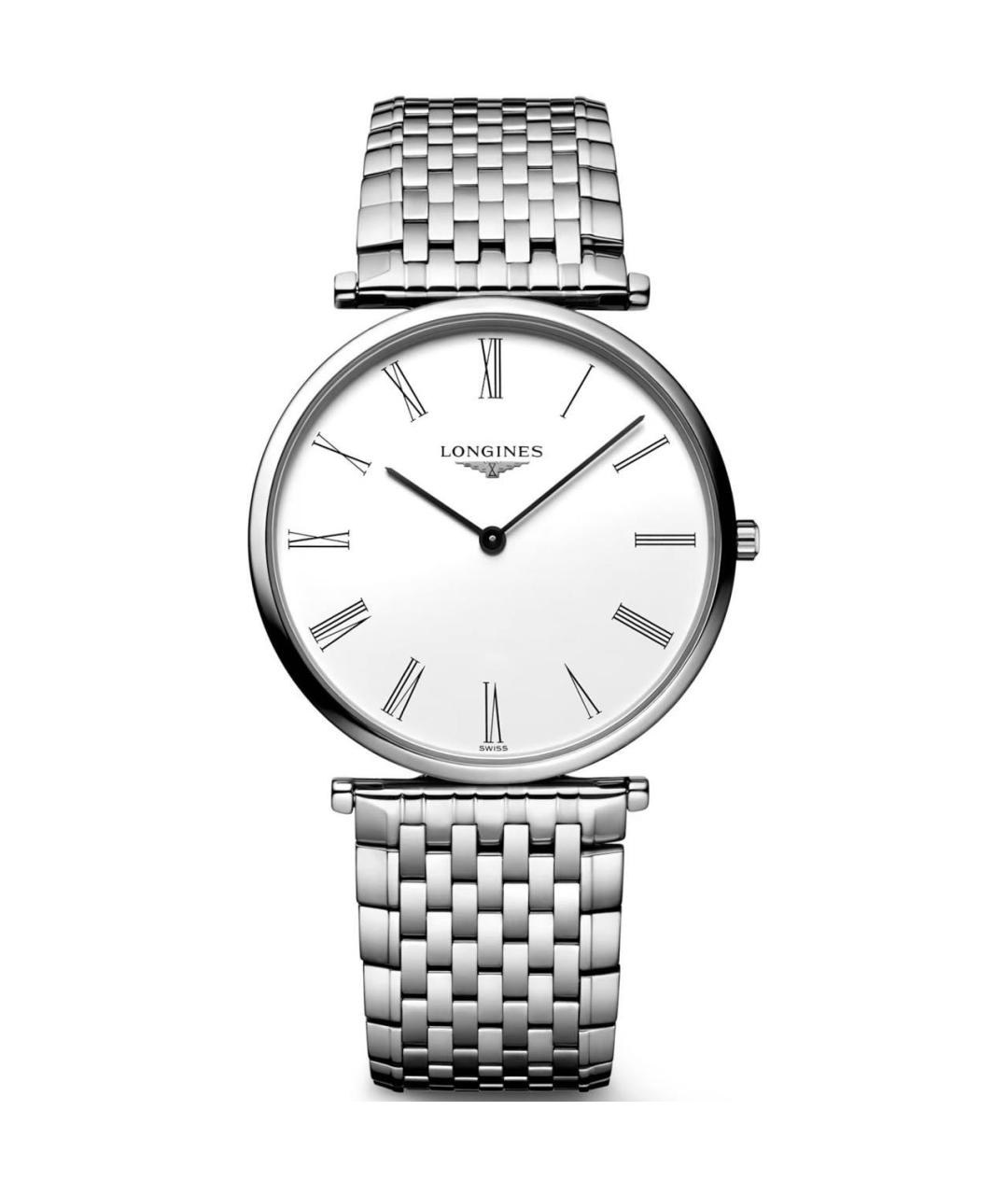 LONGINES Серебряные стальные часы, фото 9