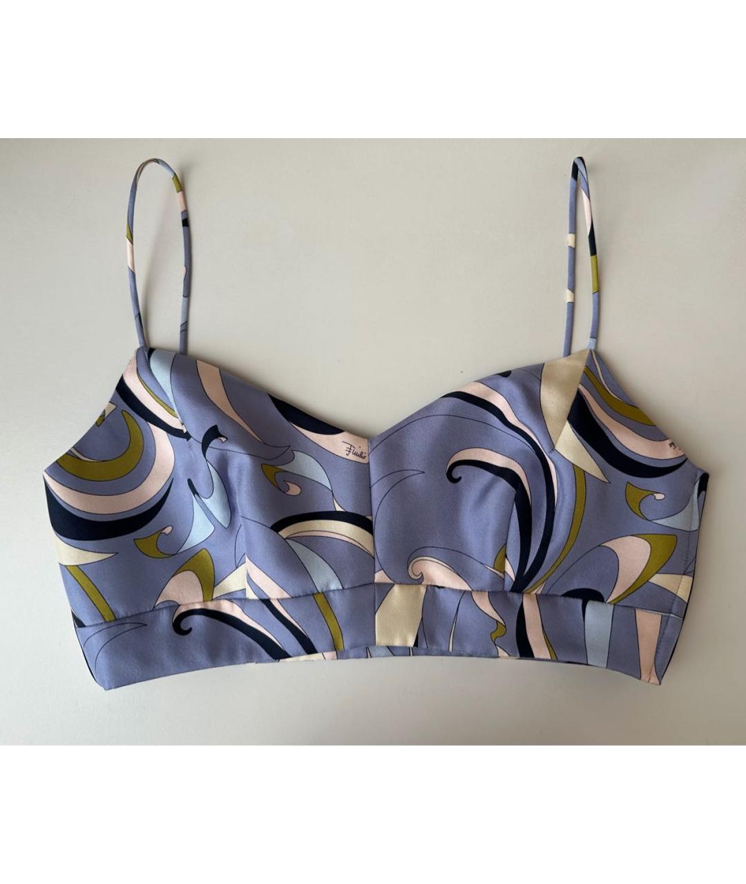 EMILIO PUCCI Мульти шелковый костюм с юбками, фото 2