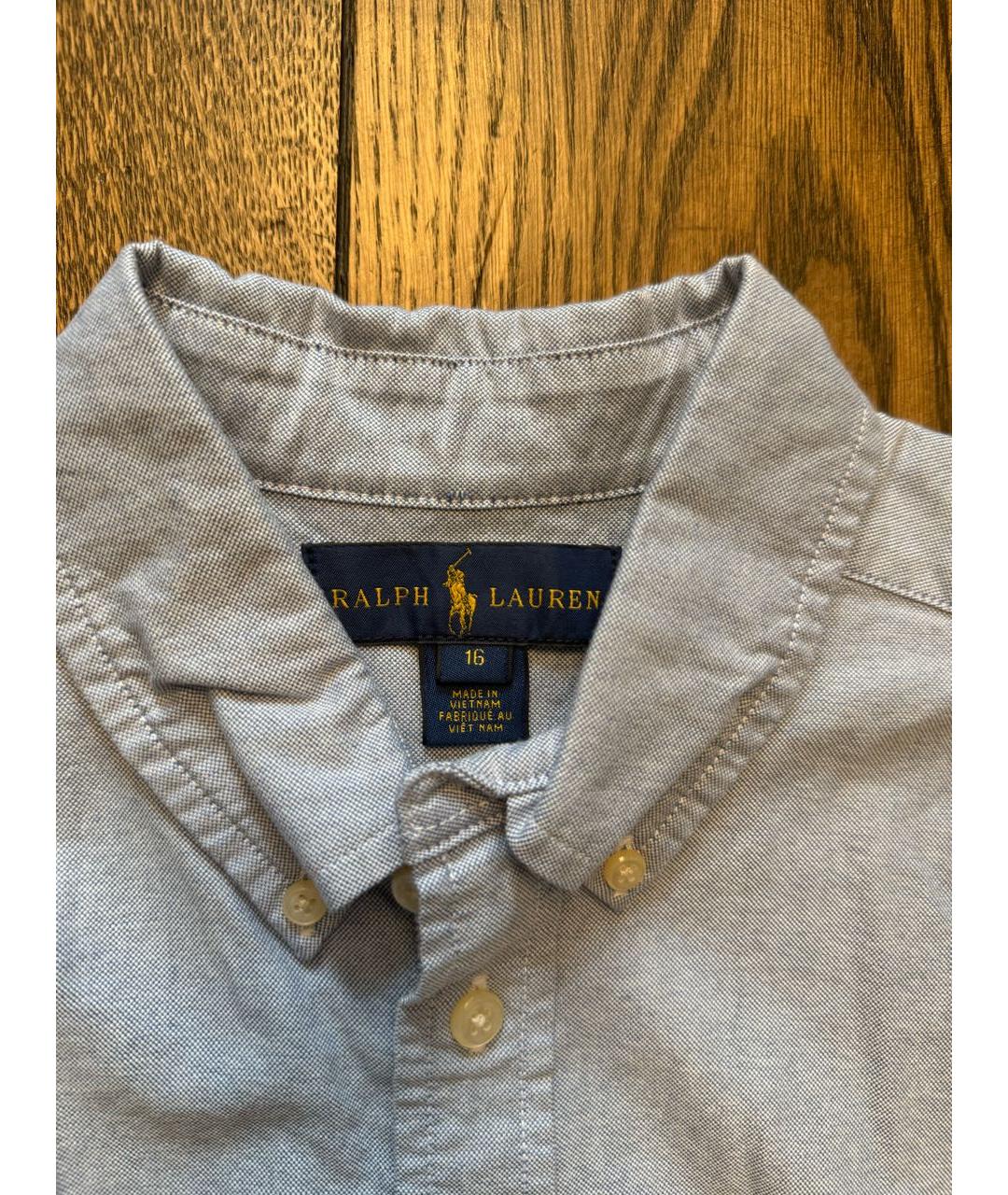 POLO RALPH LAUREN Голубая детская рубашка, фото 3