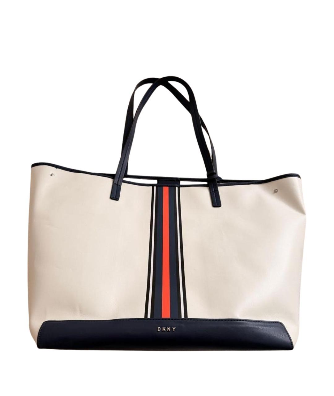 DKNY Белая сумка тоут, фото 1