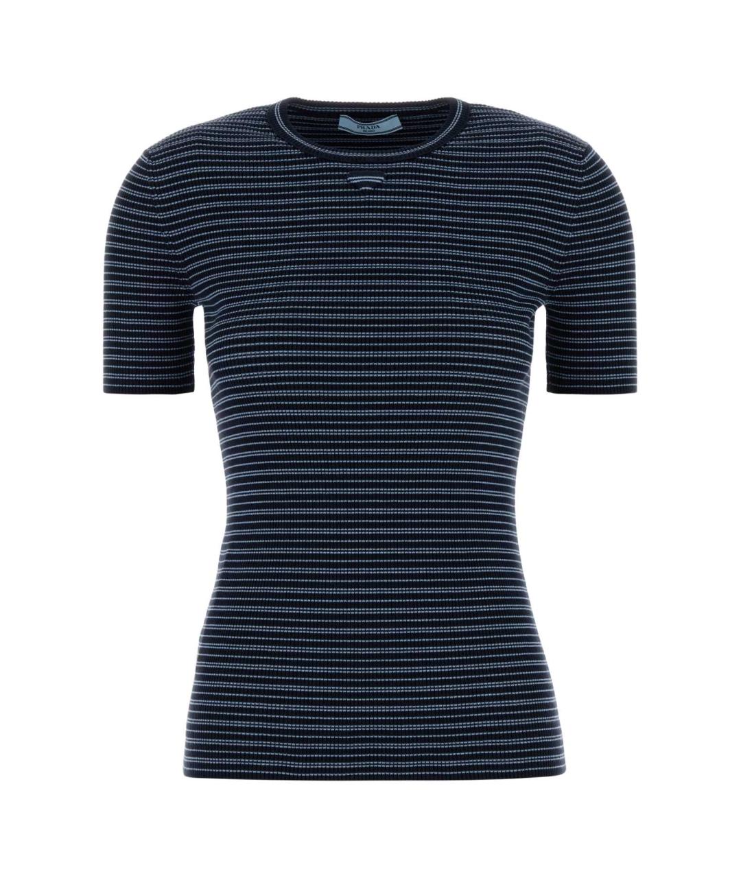 PRADA Мульти хлопковая футболка, фото 1