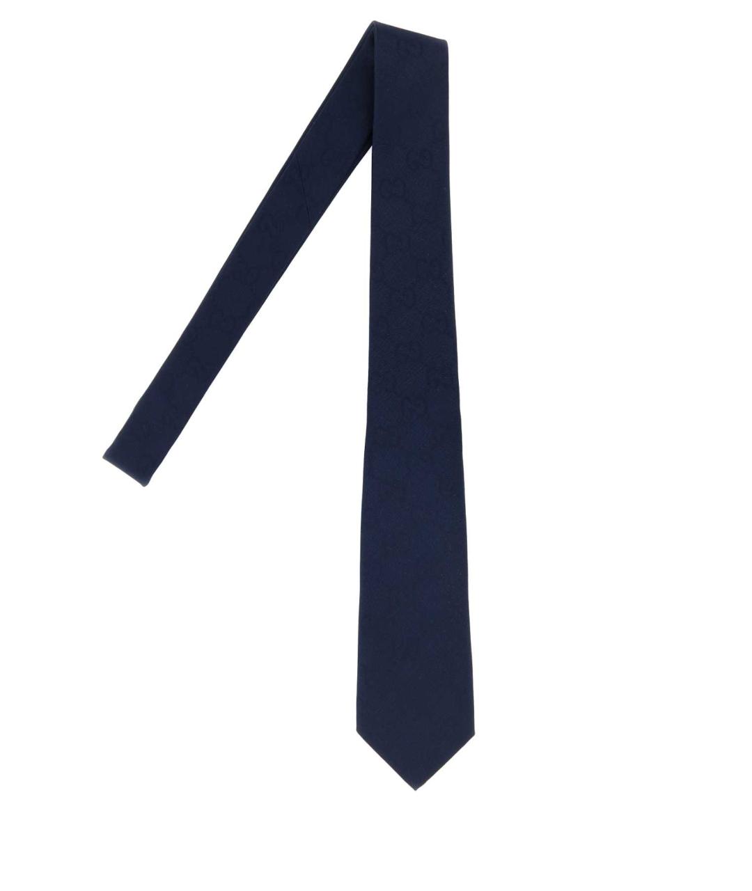 GUCCI Темно-синий галстук, фото 2