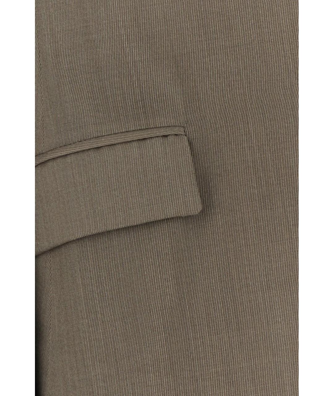 LOEWE Бежевый шерстяной жакет/пиджак, фото 3