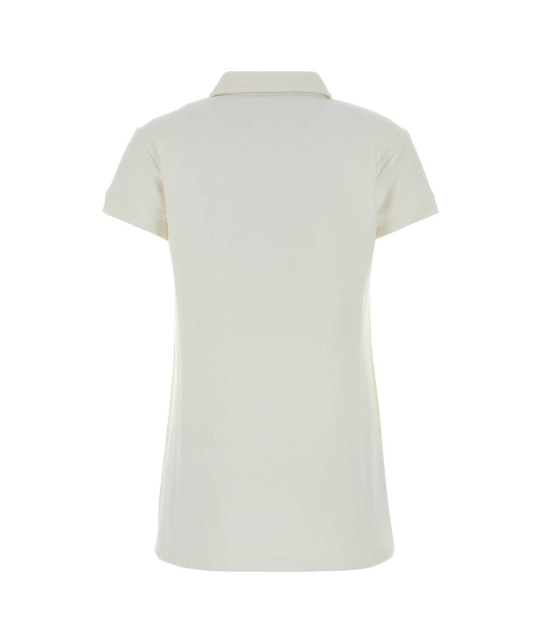 AUTRY Белое хлопковое повседневное платье, фото 2