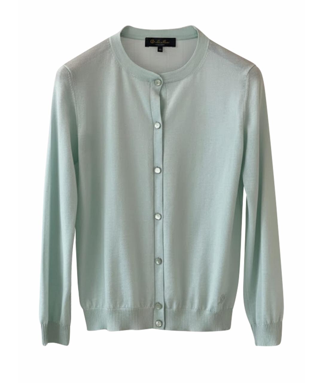 LORO PIANA Голубой кардиган, фото 1