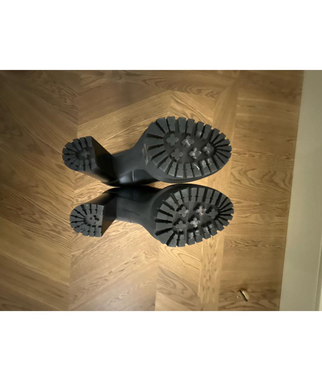 GIANVITO ROSSI Черные кожаные ботильоны, фото 5