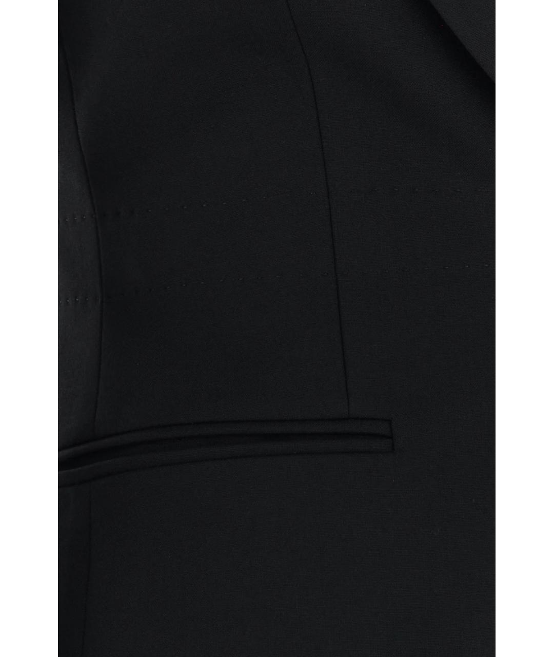 GUCCI Черный шерстяной жакет/пиджак, фото 3