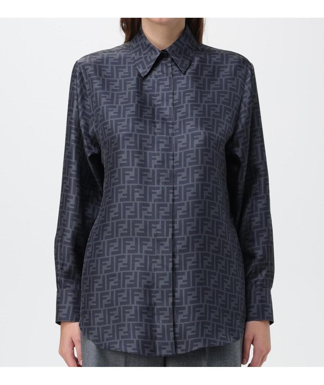 FENDI Мульти шелковый костюм с юбками, фото 6