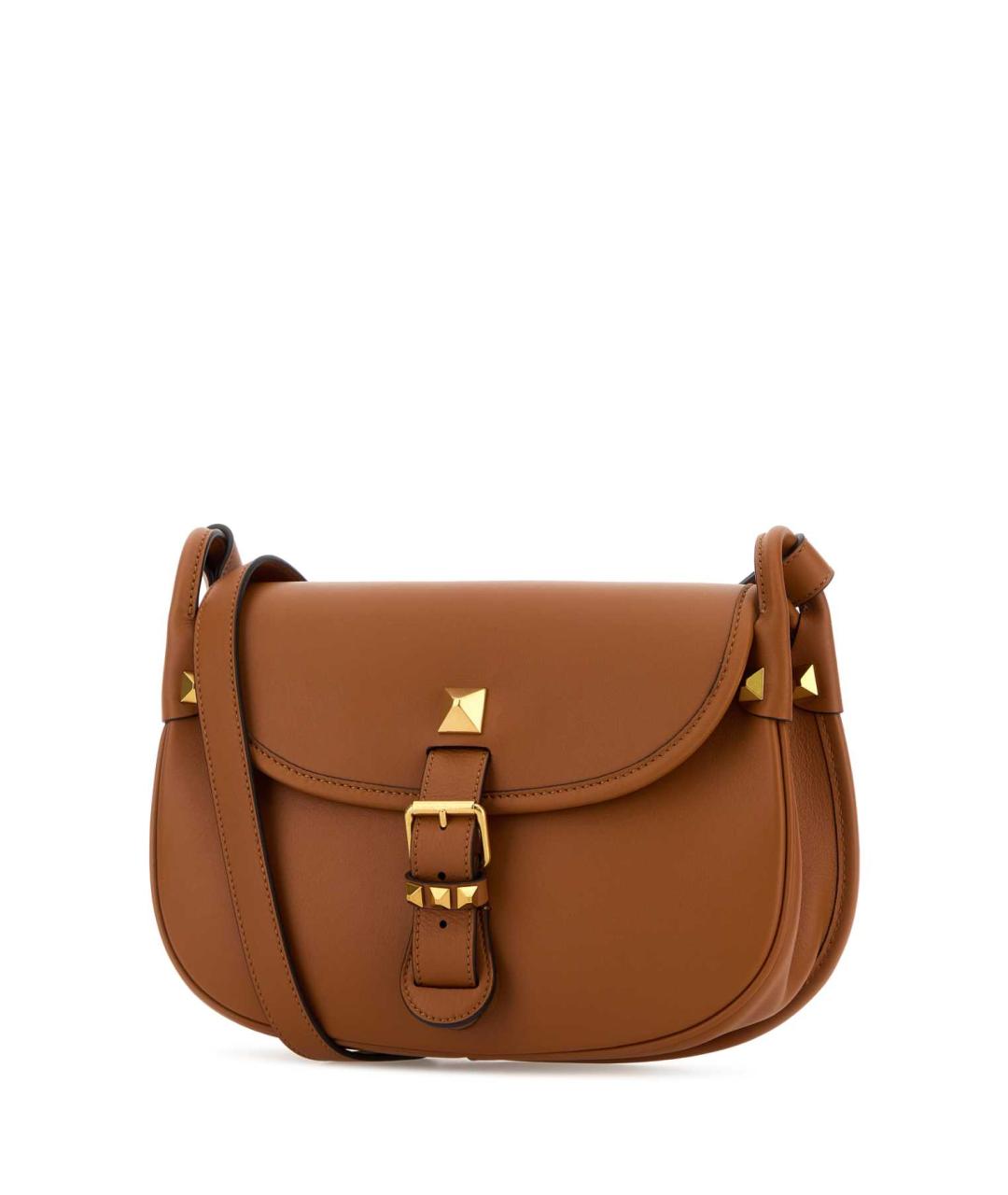 VALENTINO Бежевая кожаная сумка через плечо, фото 2