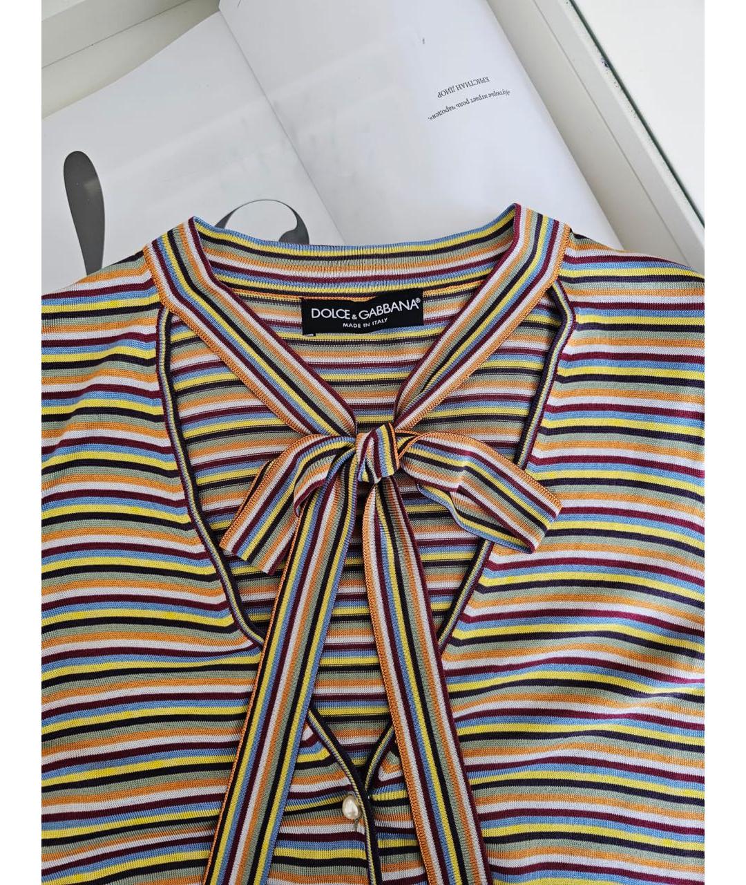 DOLCE&GABBANA Коричневый кардиган, фото 4