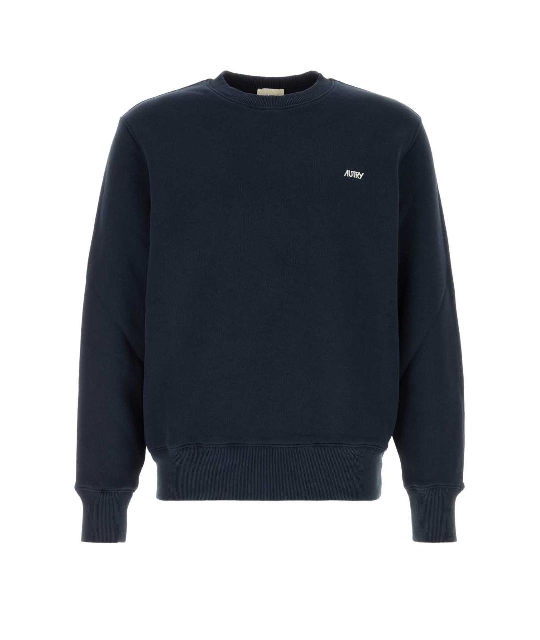 AUTRY Синий хлопковый джемпер / свитер, фото 1