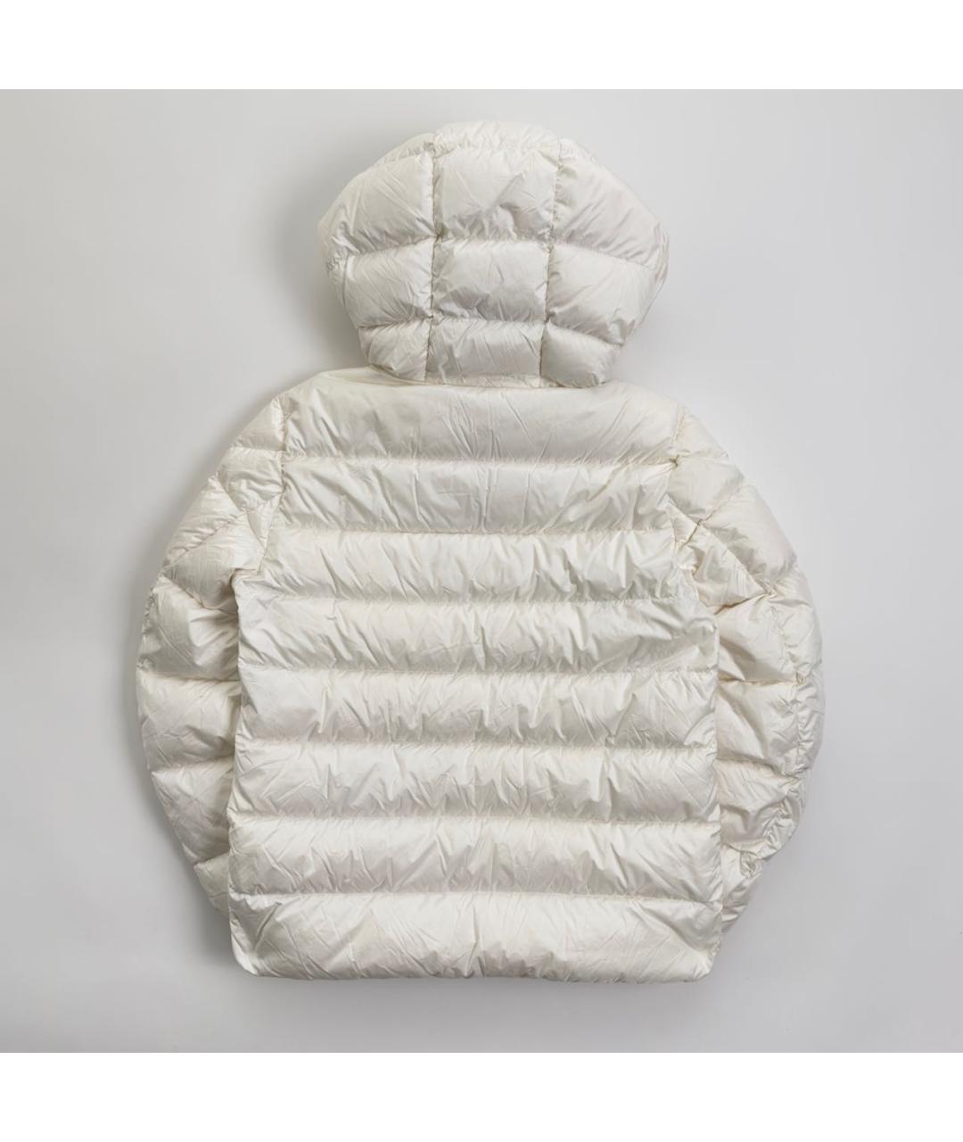 MONCLER Белая полиамидовая куртка, фото 2