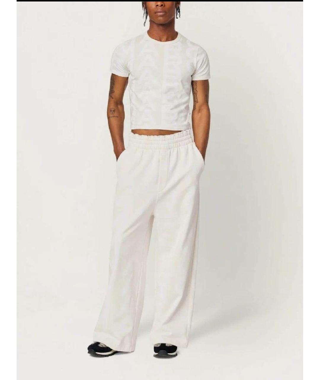 MARC JACOBS Белые хлопковые спортивные брюки и шорты, фото 4