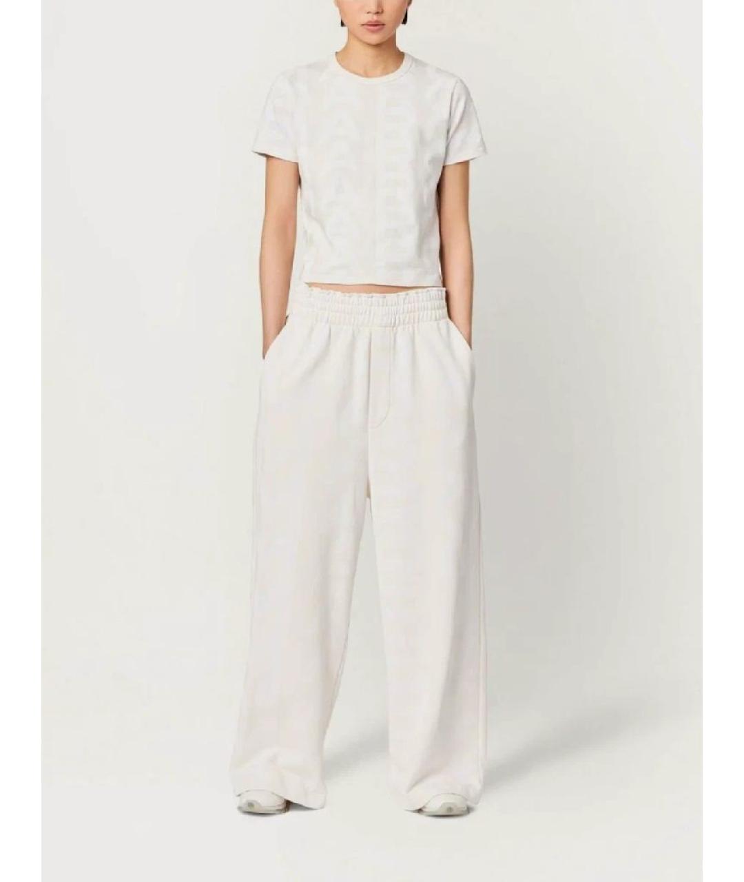 MARC JACOBS Белые хлопковые спортивные брюки и шорты, фото 5