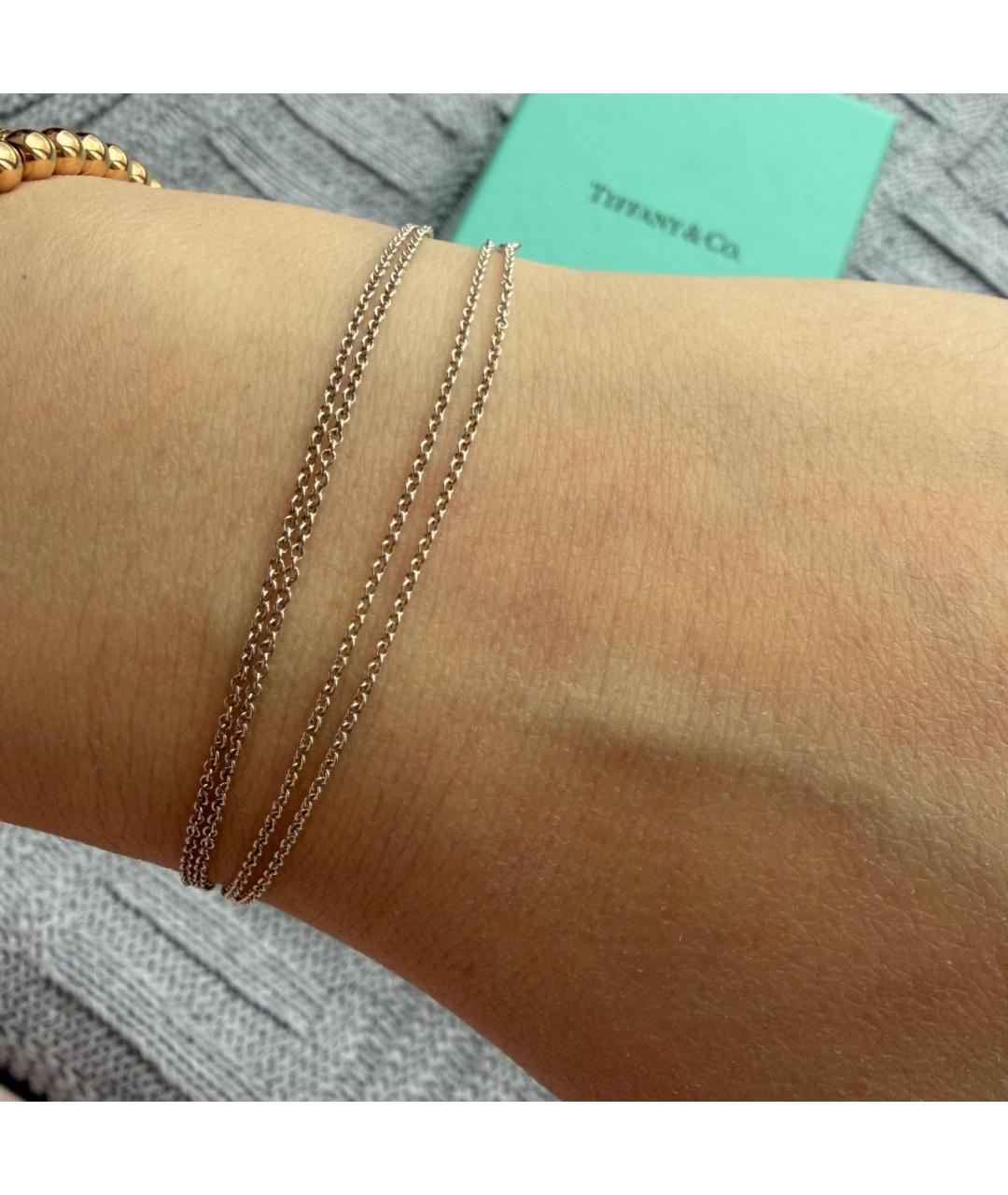 TIFFANY&CO Серебряная серебряная цепочка, фото 6
