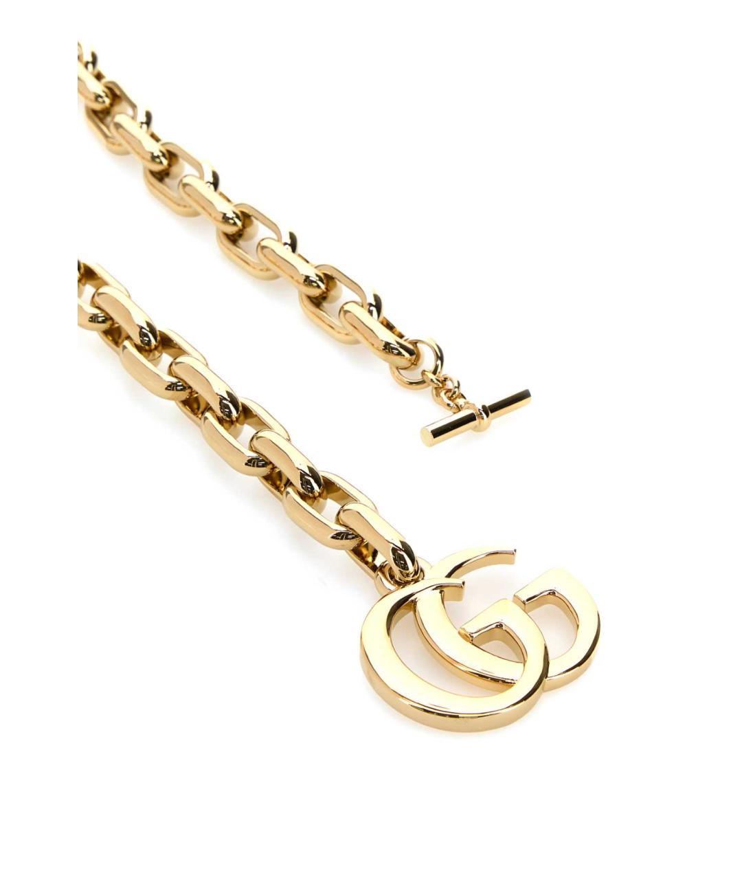 GUCCI Золотое металлическое колье, фото 2