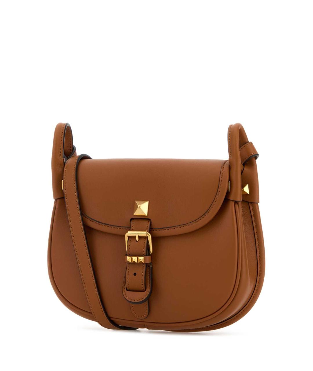 VALENTINO Бежевая кожаная сумка через плечо, фото 2