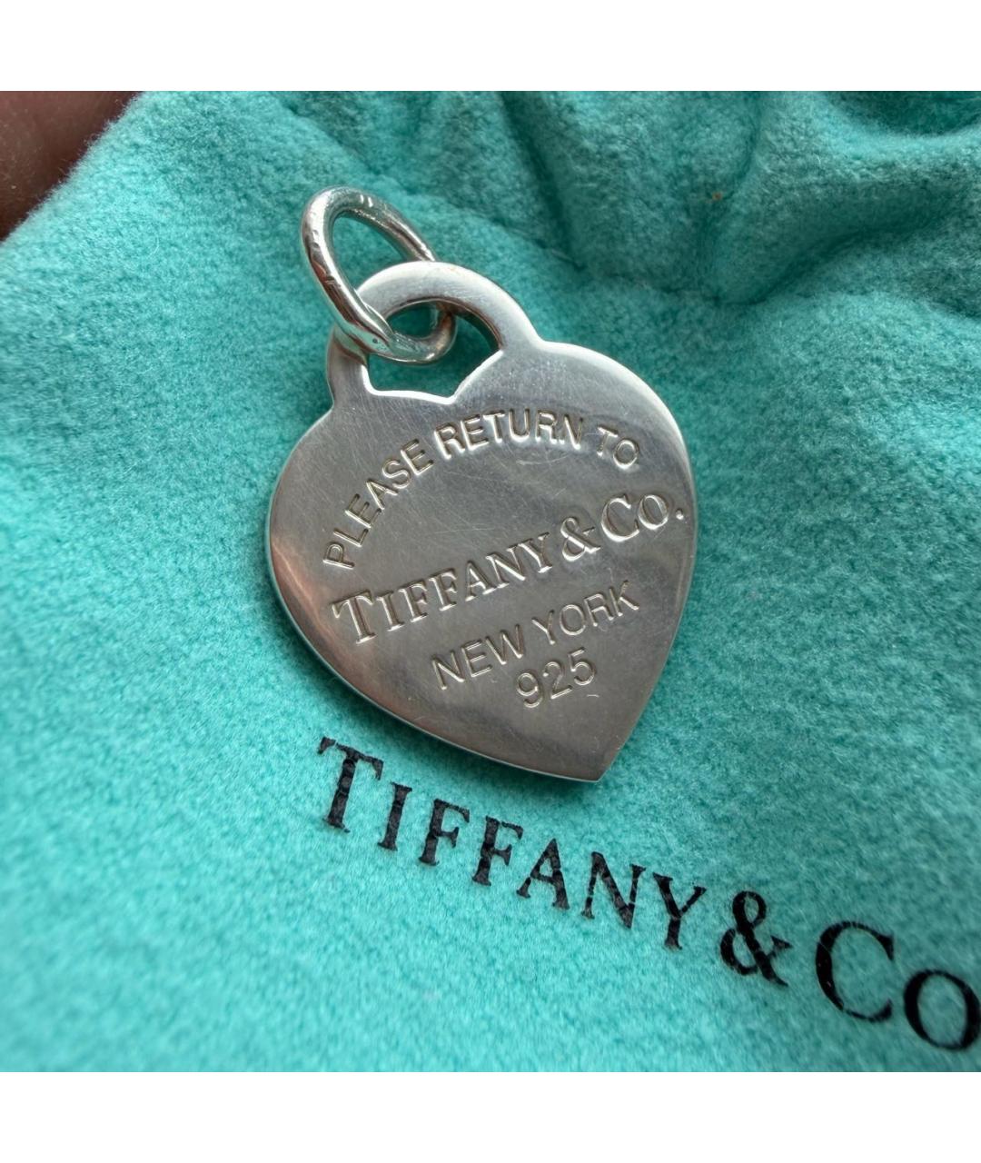 TIFFANY&CO Серебрянный серебряный кулон, фото 7