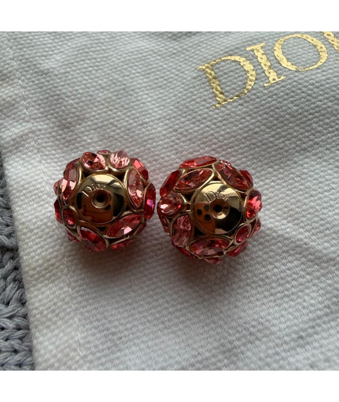 CHRISTIAN DIOR Золотые серьги, фото 5