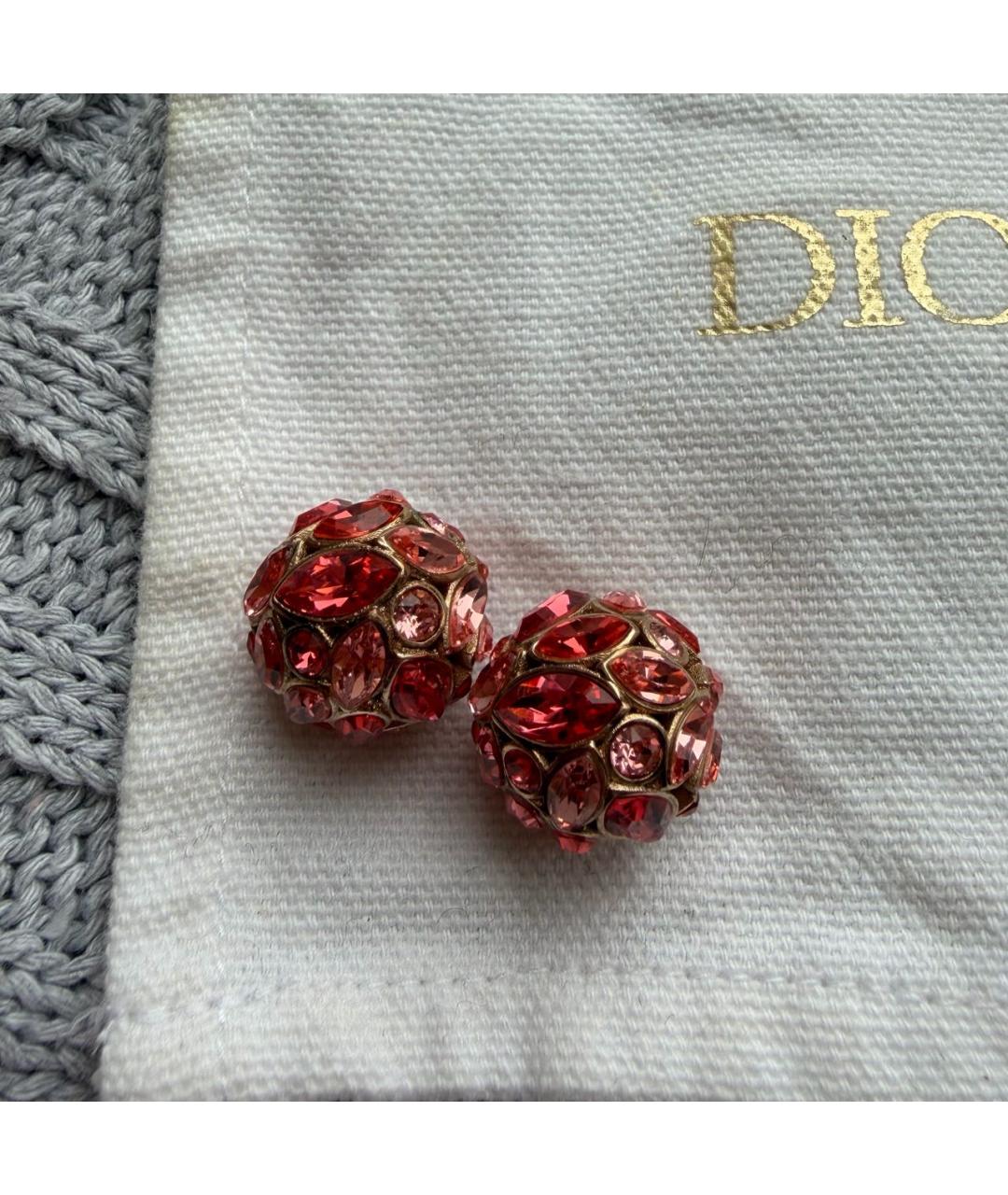 CHRISTIAN DIOR Золотые серьги, фото 7