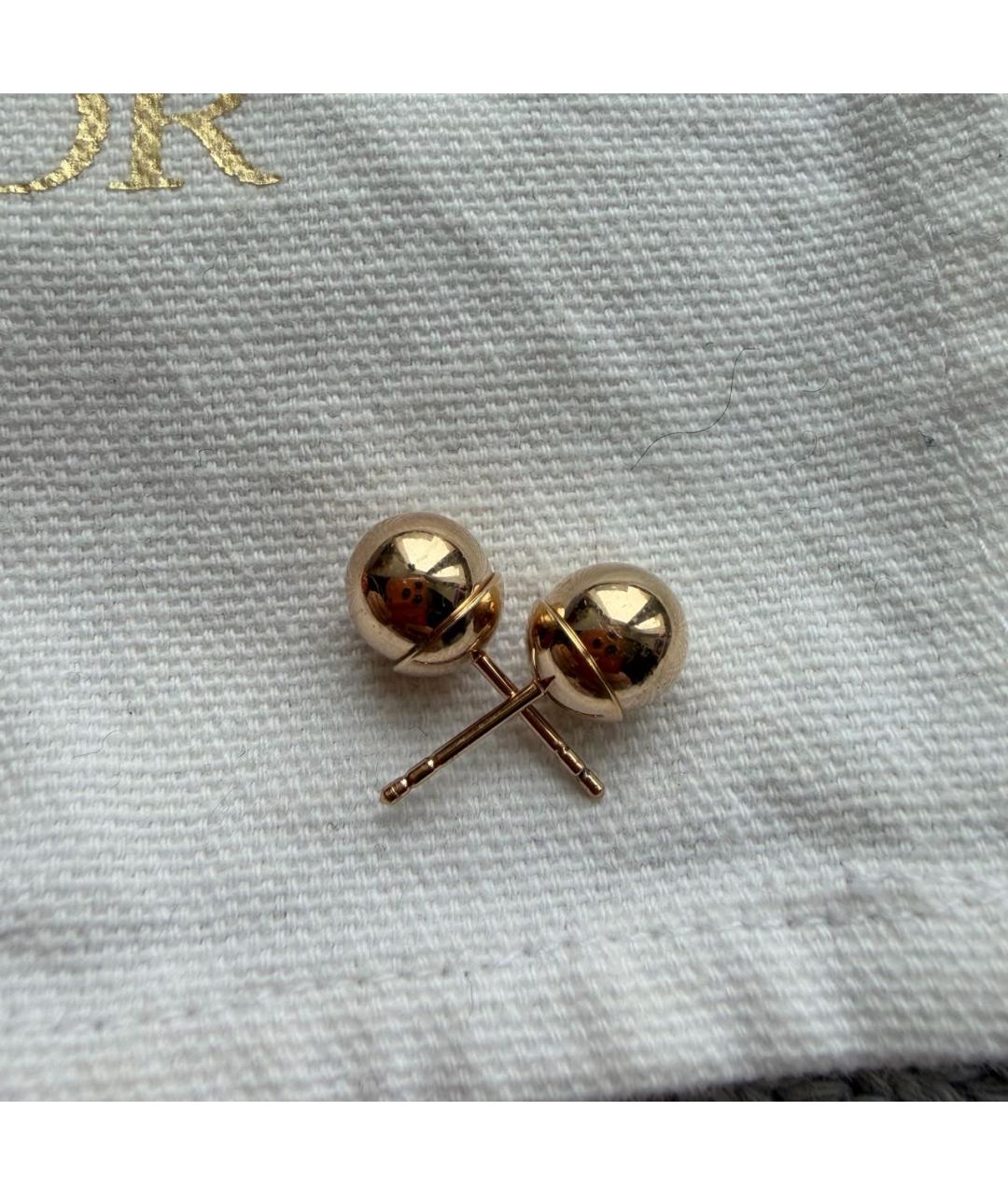 CHRISTIAN DIOR Золотые серьги, фото 6