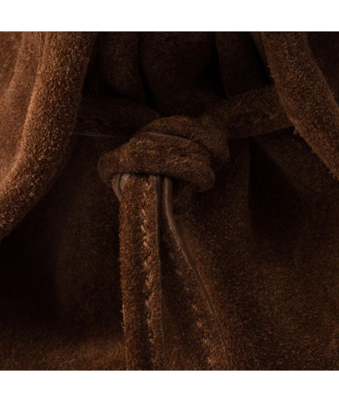 PRADA Коричневая замшевая сумка через плечо, фото 4