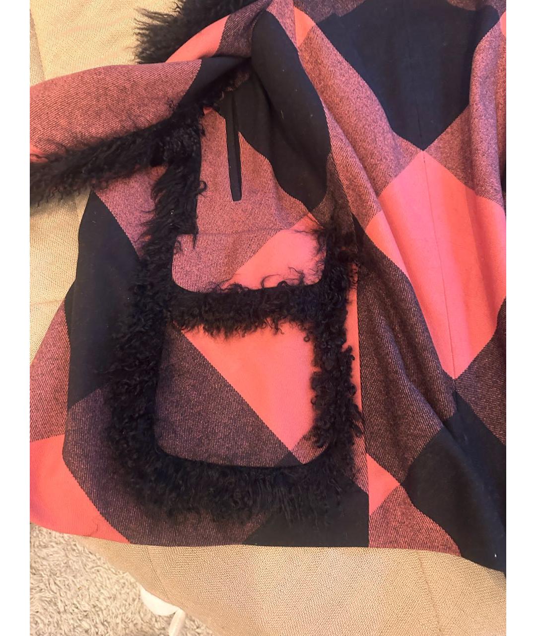 SONIA RYKIEL Мульти шерстяное пальто, фото 7