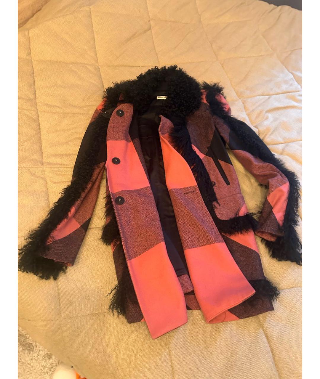 SONIA RYKIEL Мульти шерстяное пальто, фото 3