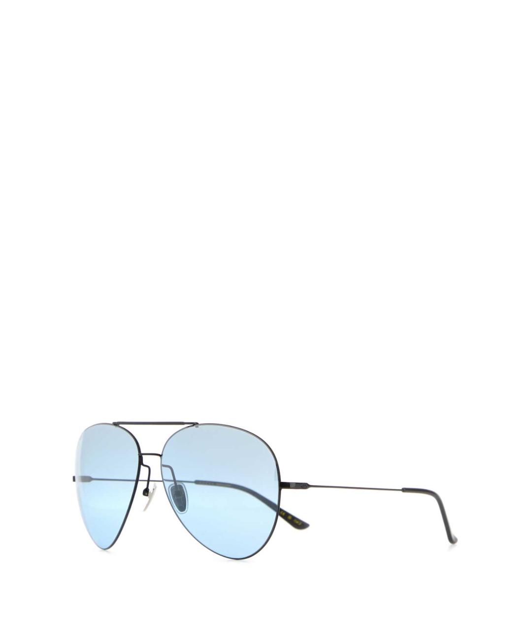 GUCCI Голубые металлические солнцезащитные очки, фото 1