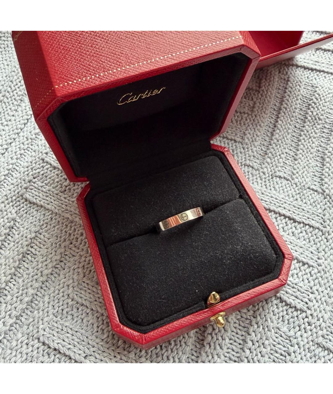 CARTIER Серебряное кольцо из белого золота, фото 3