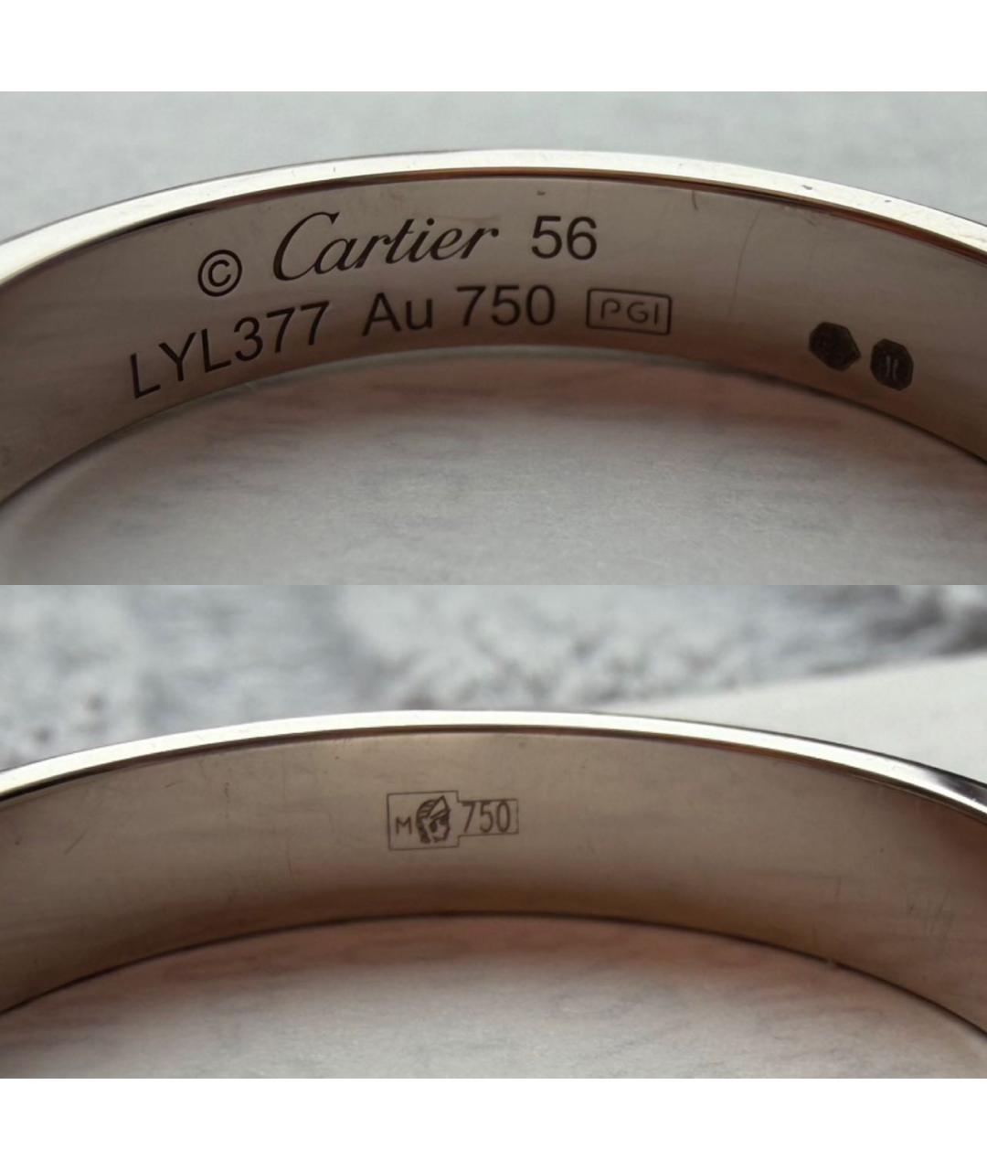 CARTIER Серебряное кольцо из белого золота, фото 5