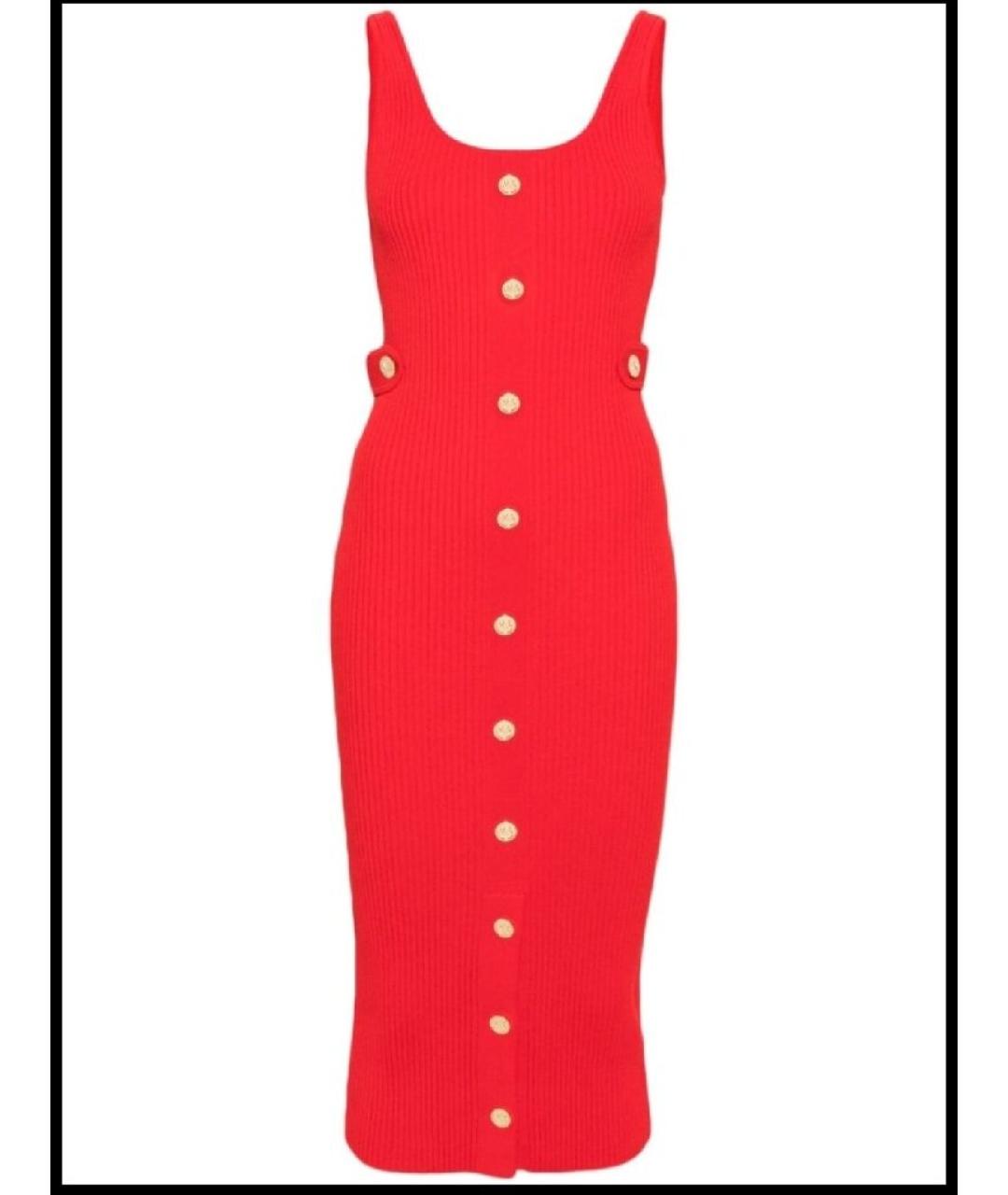 MICHAEL KORS Красное вискозное повседневное платье, фото 5