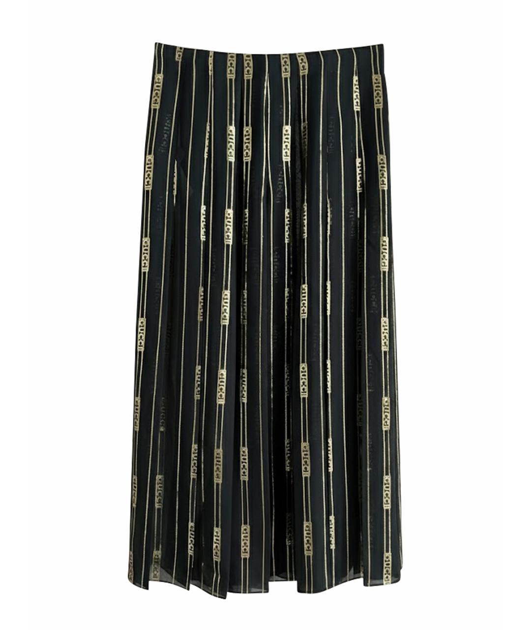 GUCCI Черная юбка макси, фото 1