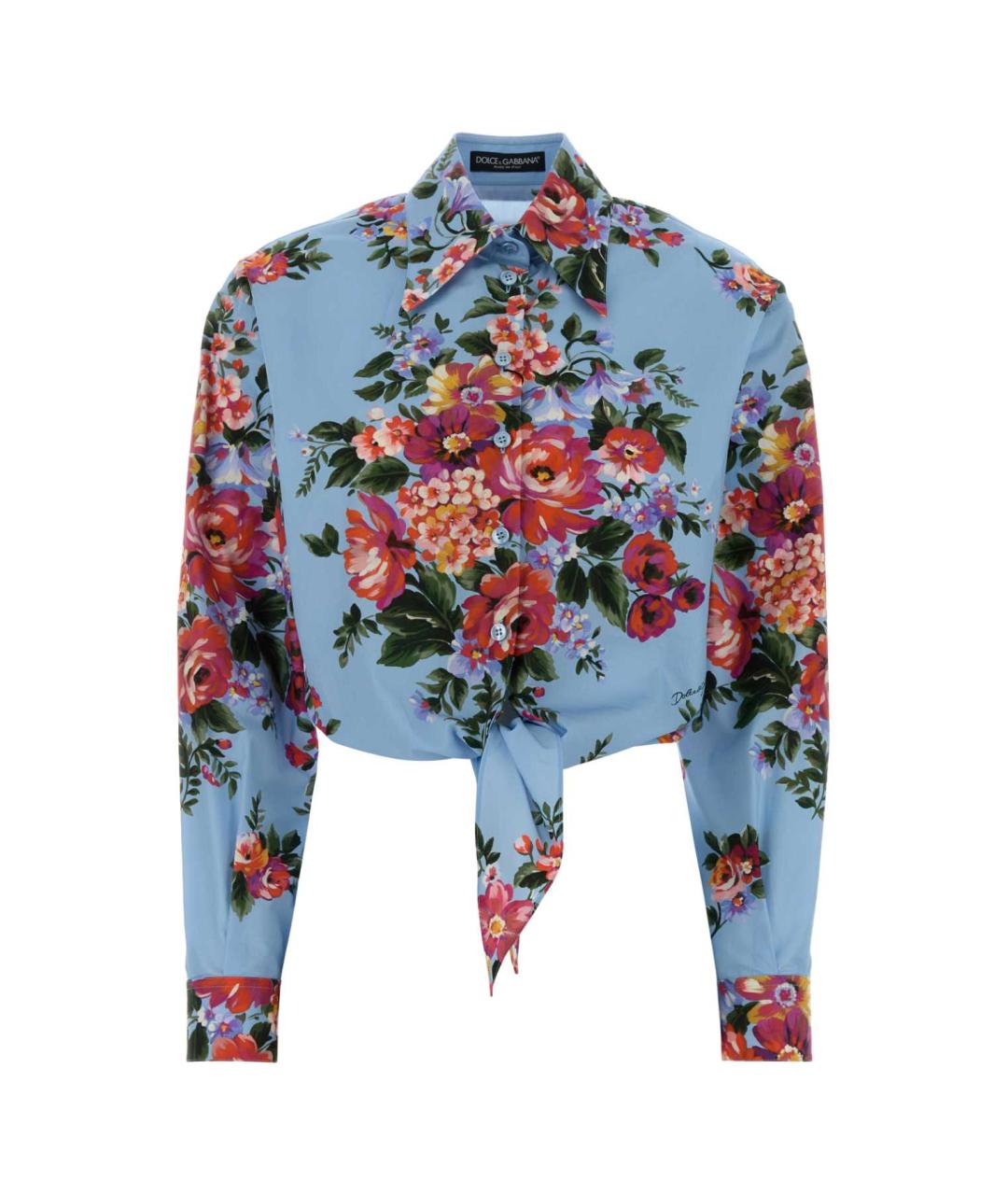 DOLCE&GABBANA Мульти хлопковая блузы, фото 1